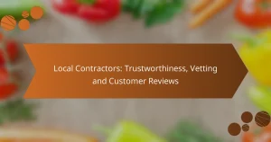 Local Contractors: Trustworthiness, Vetting and Customer Reviews